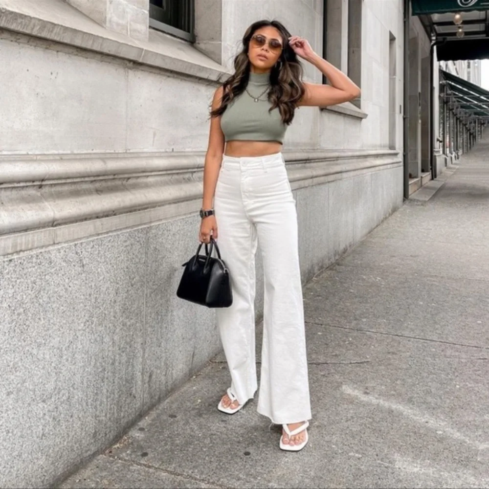 Zara The Marine Wide Leg Jeans - Picture 4 of 6